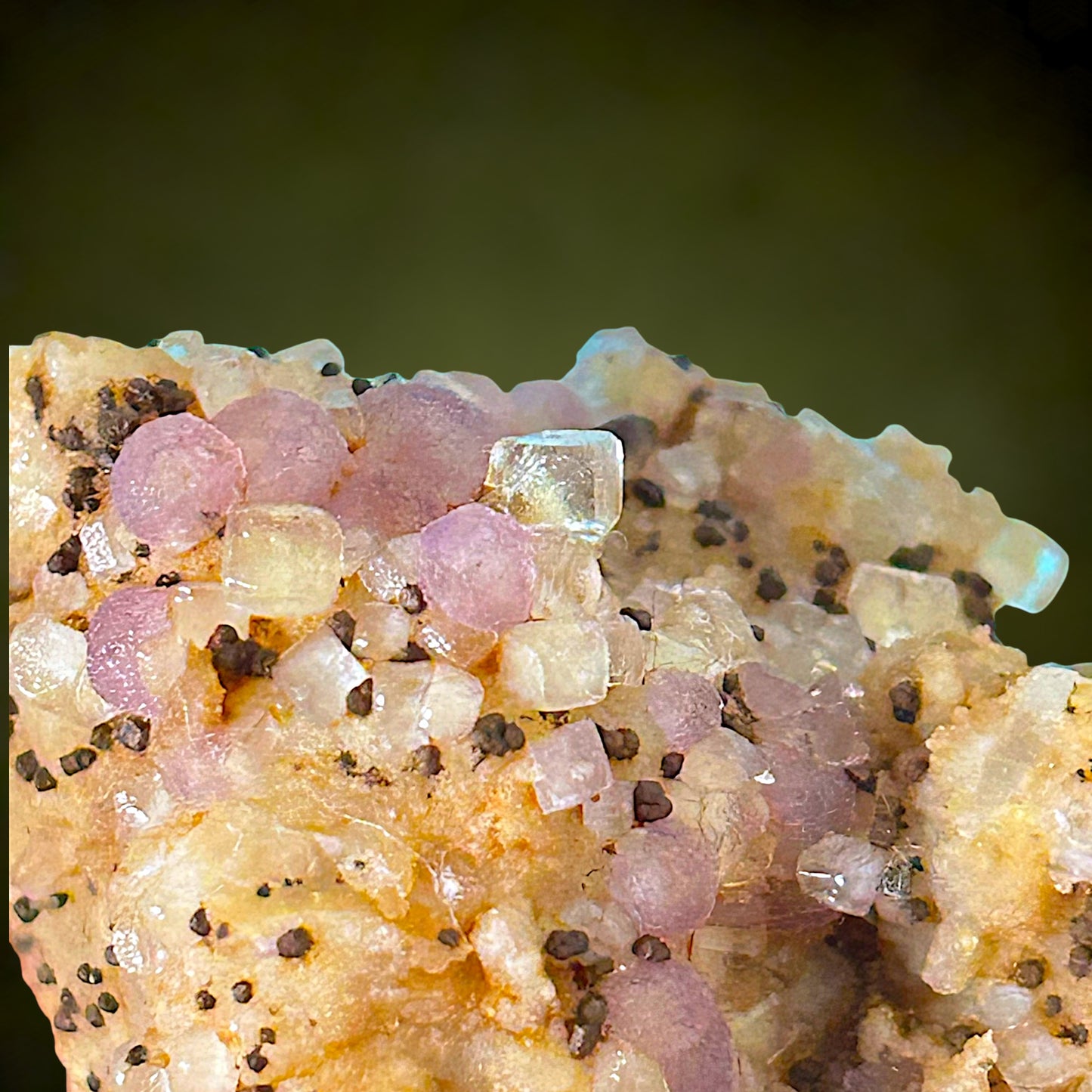 Fluorite, Siderite - Pella, Orange River, RSA
