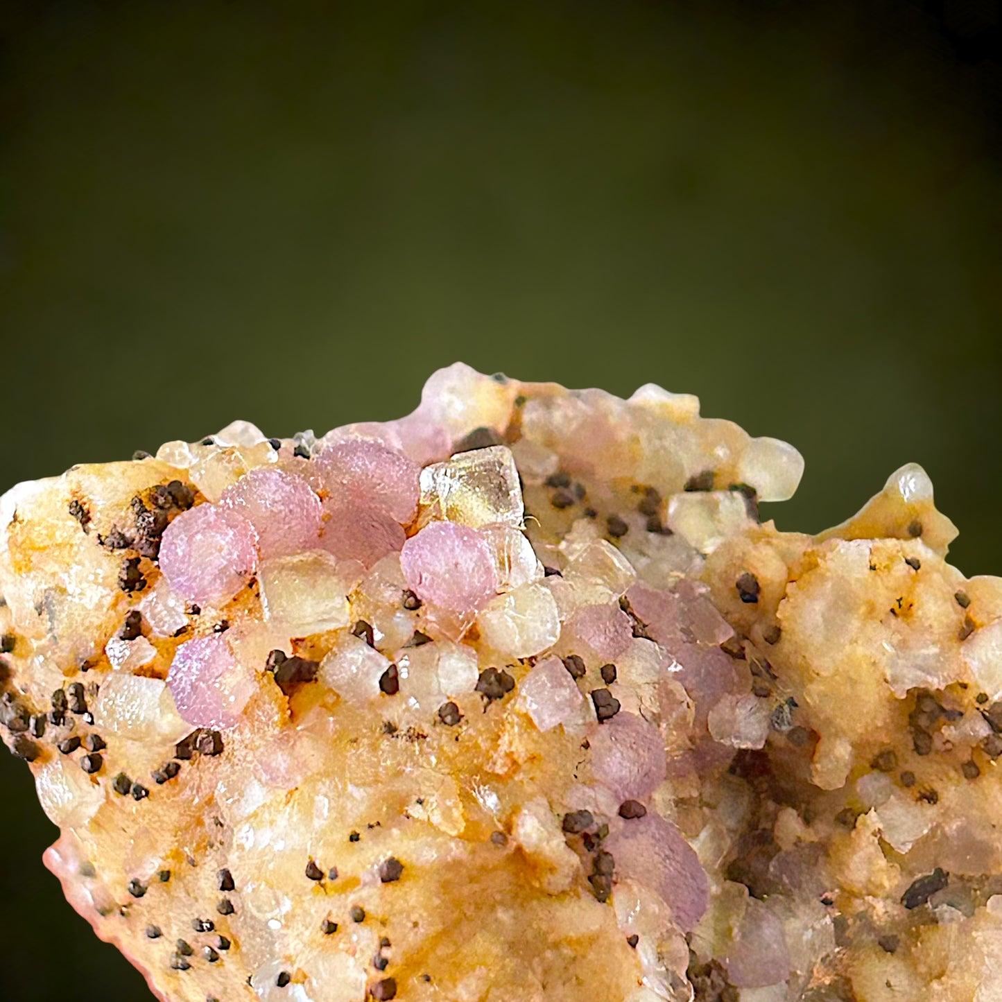 Fluorite, Siderite - Pella, Orange River, RSA