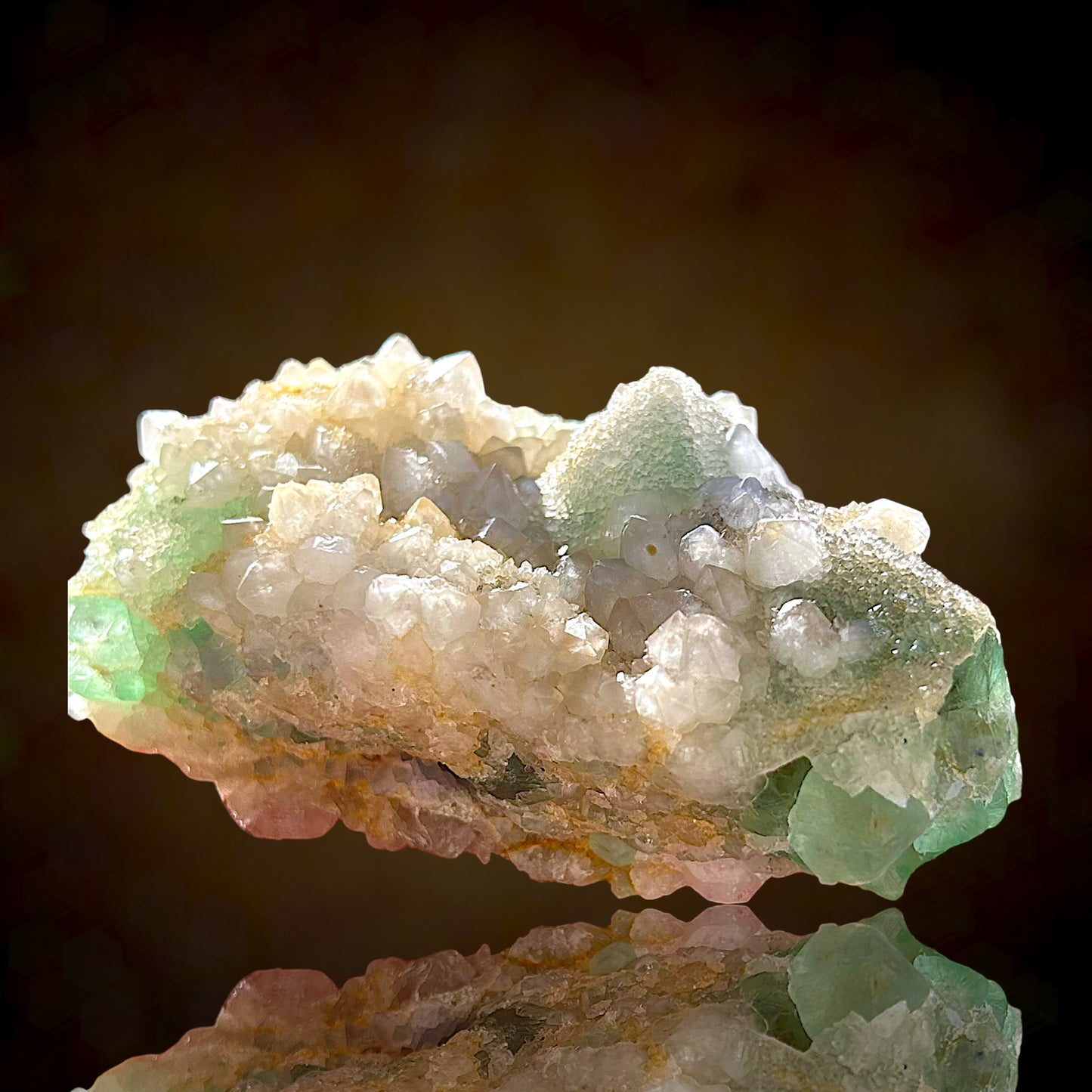 Fluorite, Quartz - Riemvasmaak, RSA