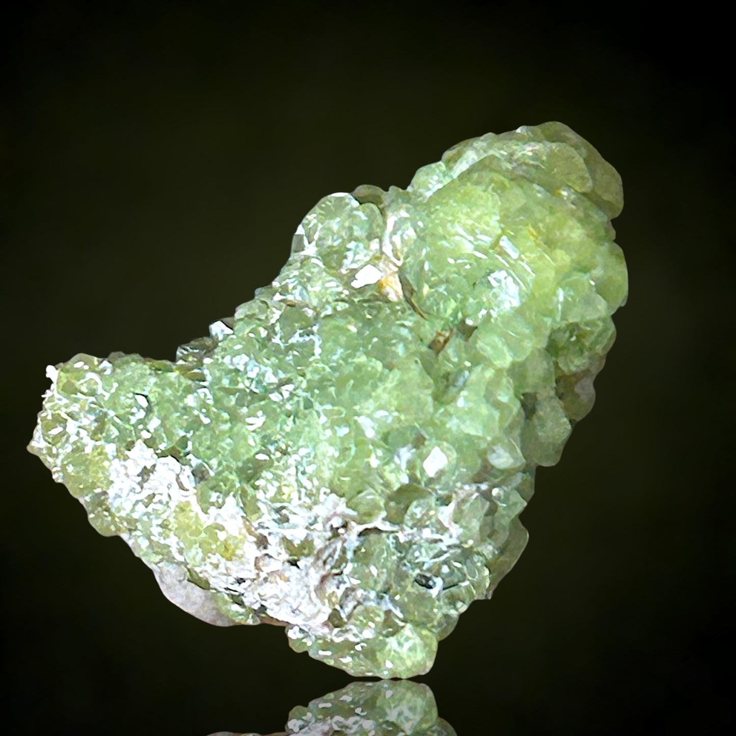 Demantoide garnet - Val Malenco, Italy