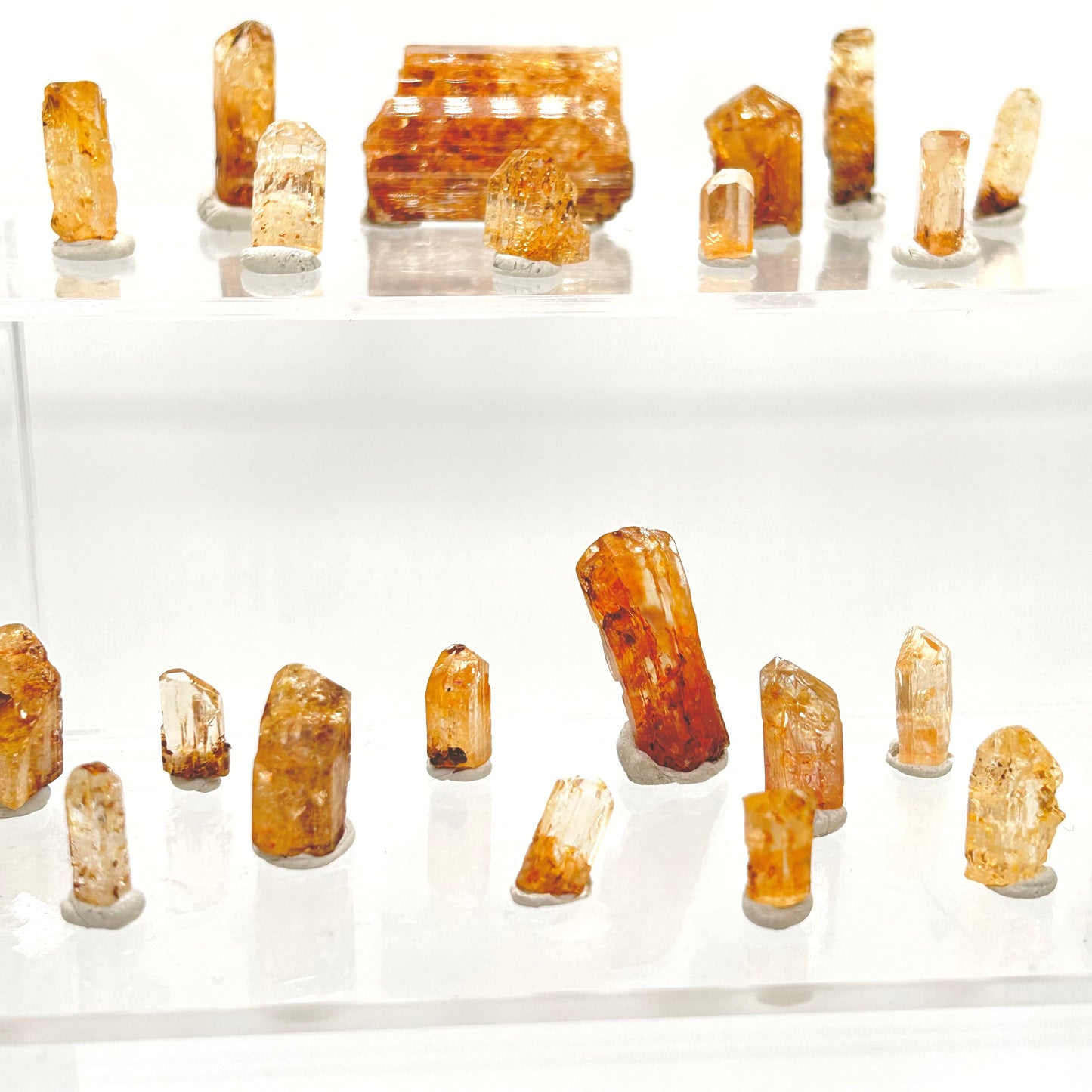 55 x Imperial Topaz from Zambia