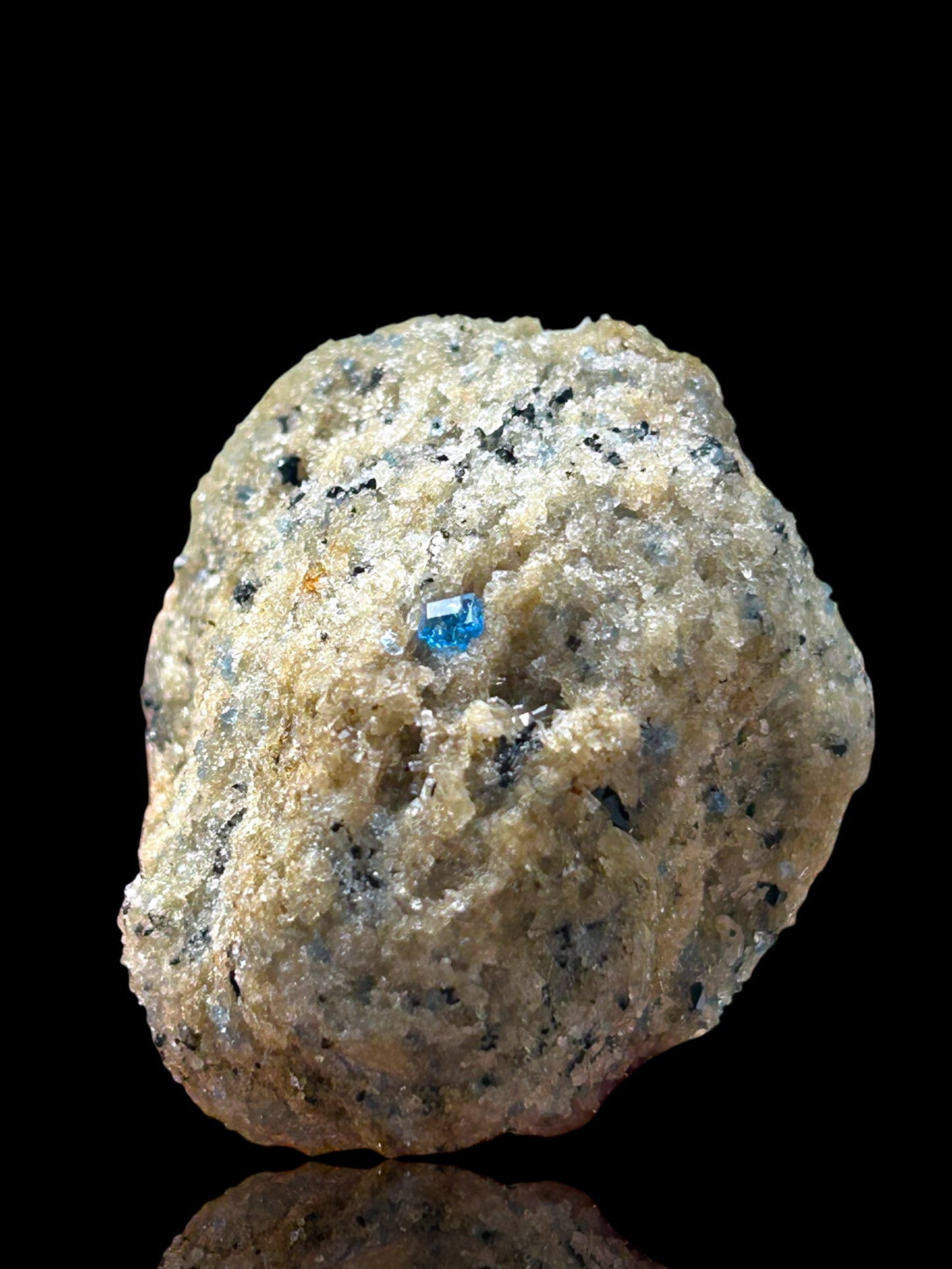 Hauyne x, Sanidine - Eifel, Germany