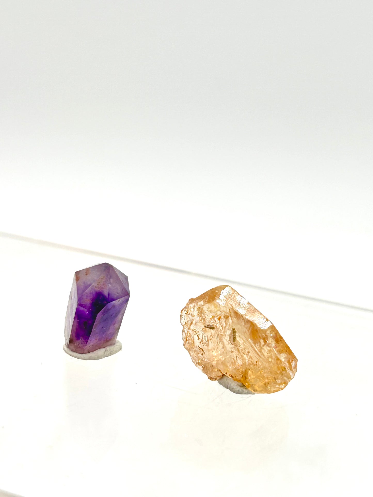 Imperial Topaz, Amethyst - Zambia