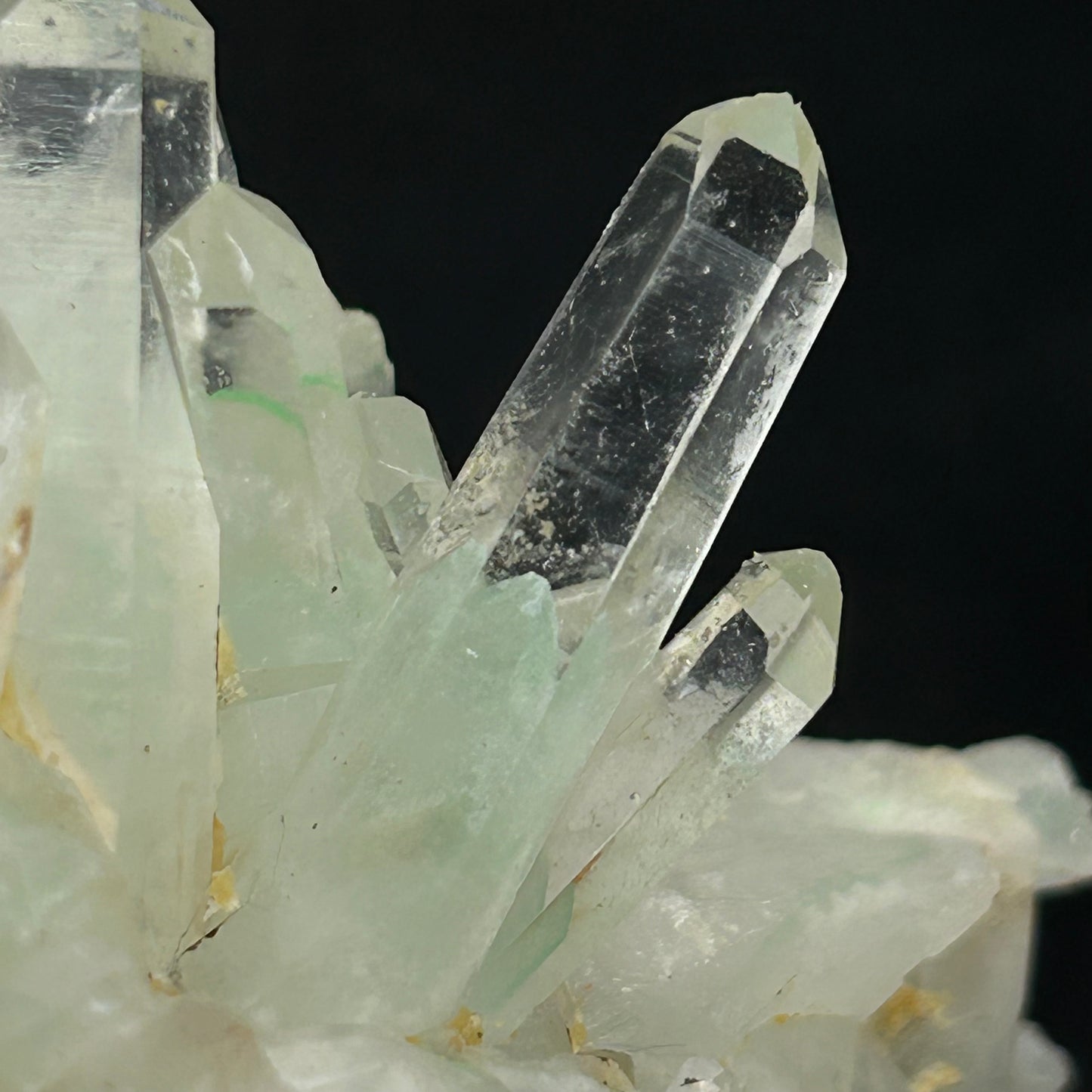 Quartz with Celadonite Phantoms - Madagascar