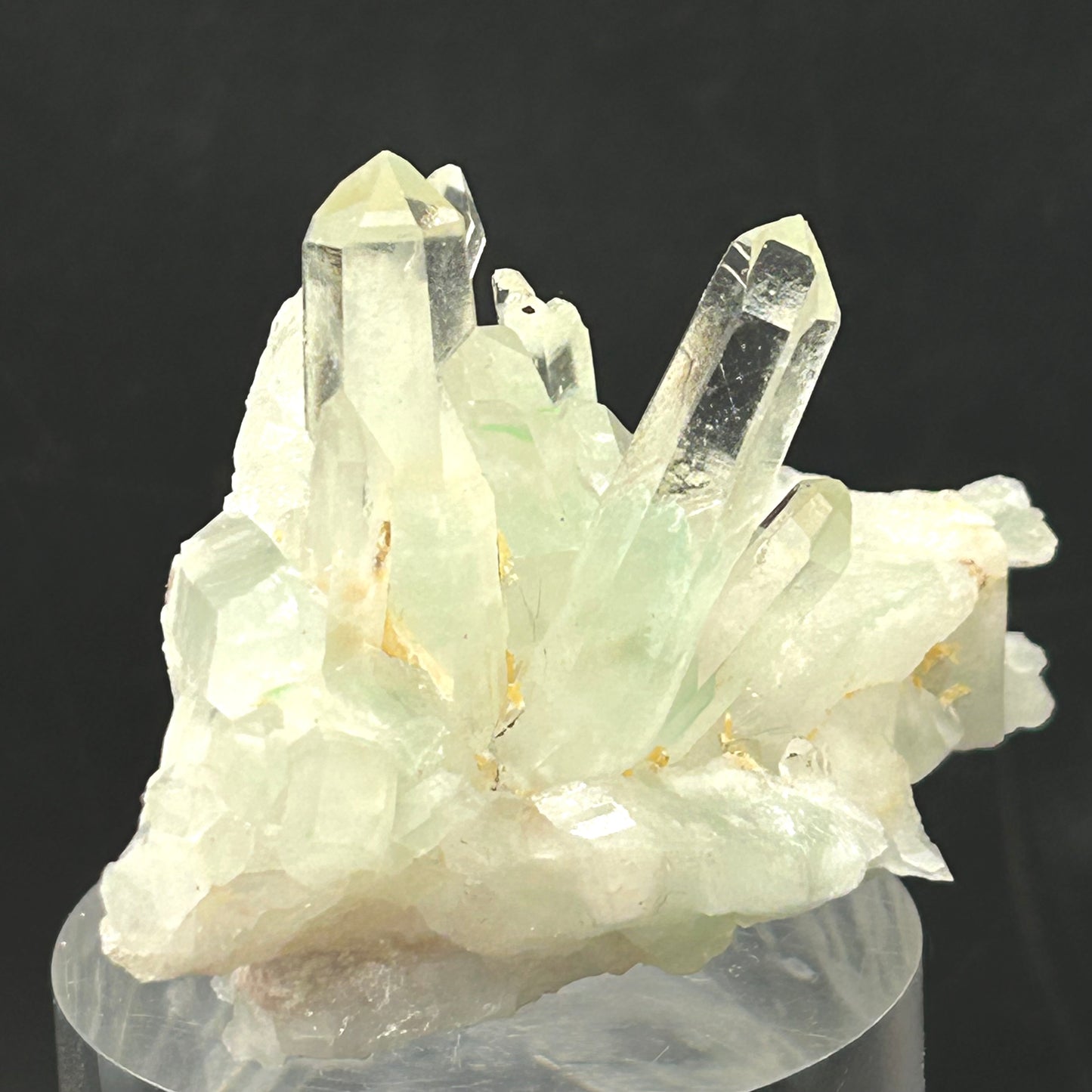 Quartz with Celadonite Phantoms - Madagascar