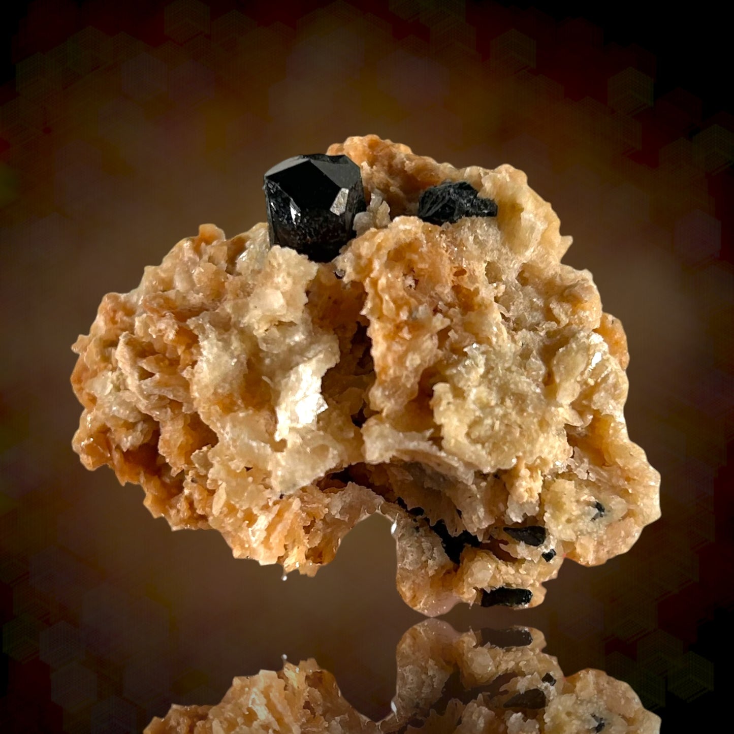 Schorl tourmaline, Anhydrite - Northern Cape, Namibia