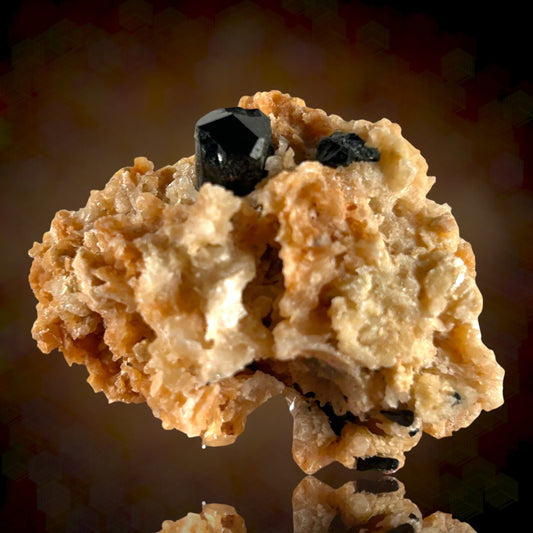 Schorl tourmaline, Anhydrite - Northern Cape, Namibia