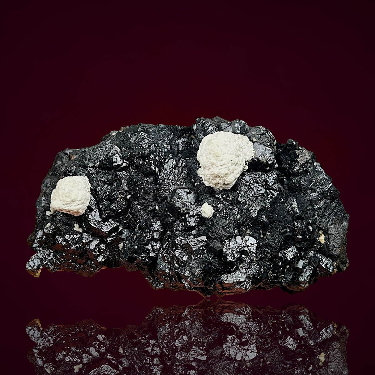 Baryte on Sphalerite, Galena - Black Forest, Germany