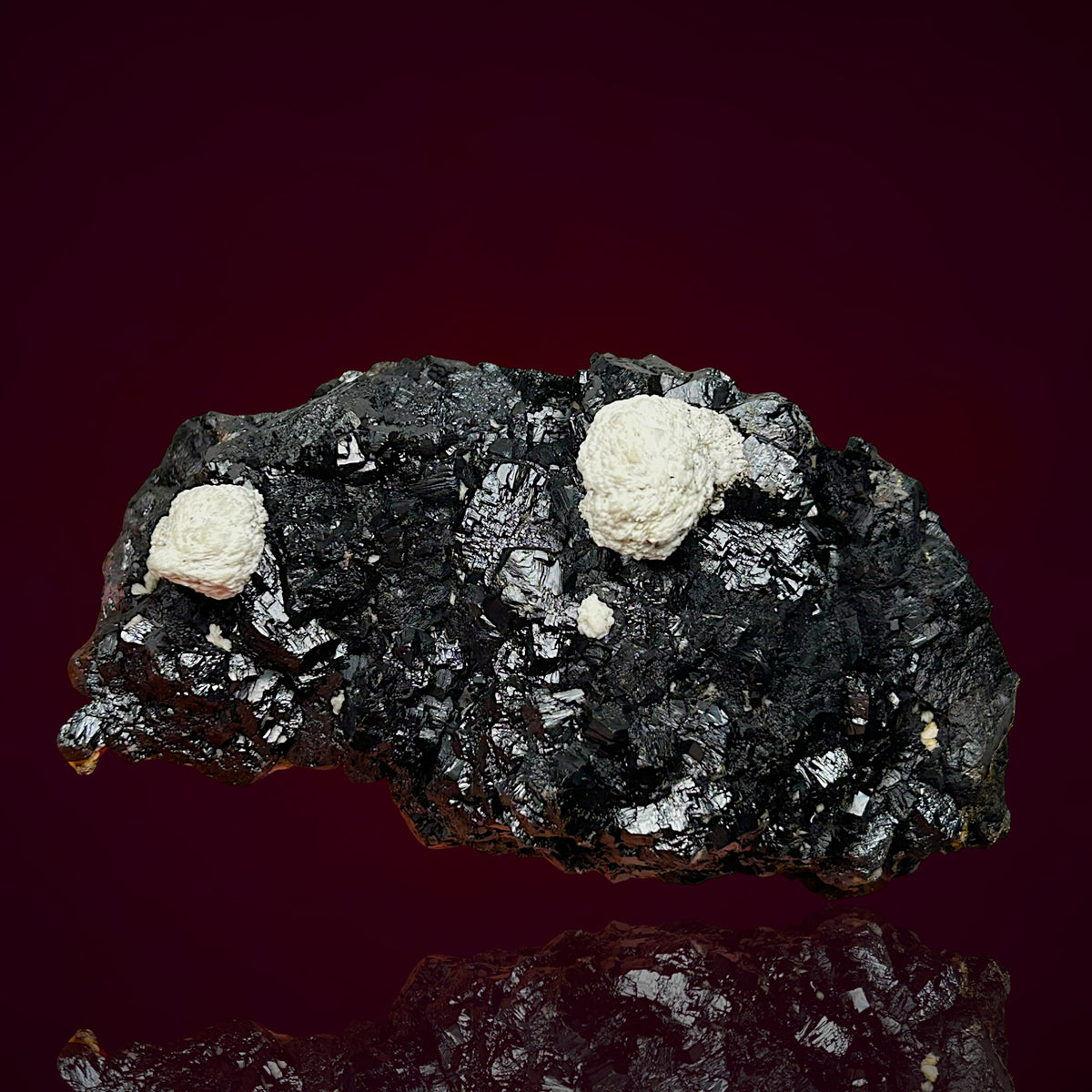Baryte on Sphalerite, Galena - Black Forest, Germany