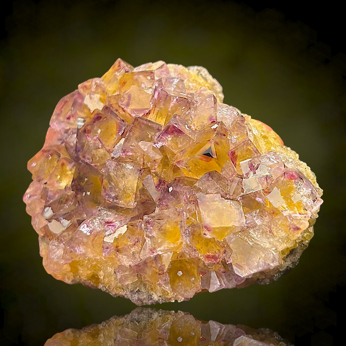 Fluorite - Okorusu mine, Namibia