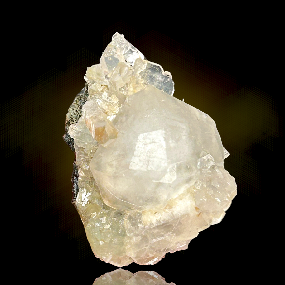 XXL Analcime, Prehnite, tabular Quartz - Tafelkop, Namibia