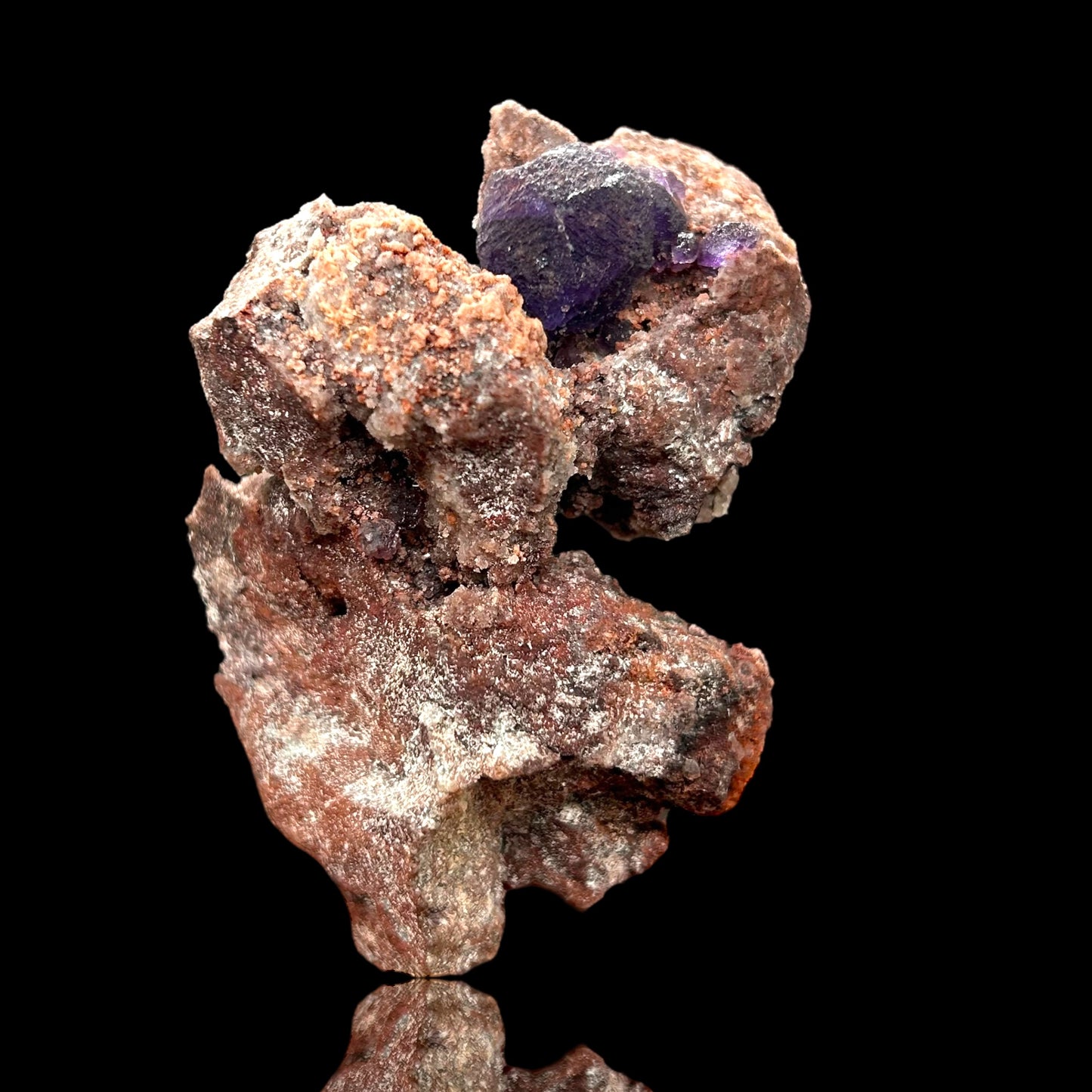 Fluorite on matrix - Ojuela mine, Mapimi, Mexiko