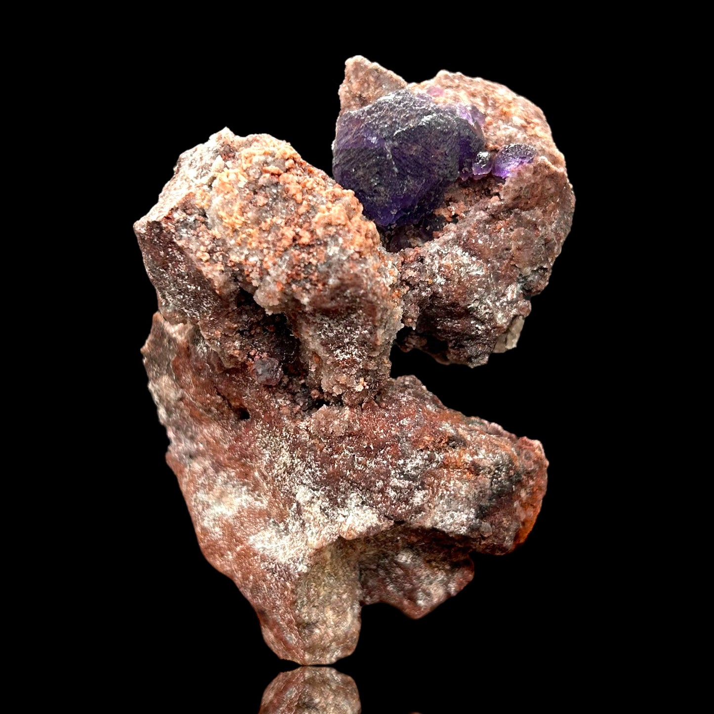 Fluorite on matrix - Ojuela mine, Mapimi, Mexiko