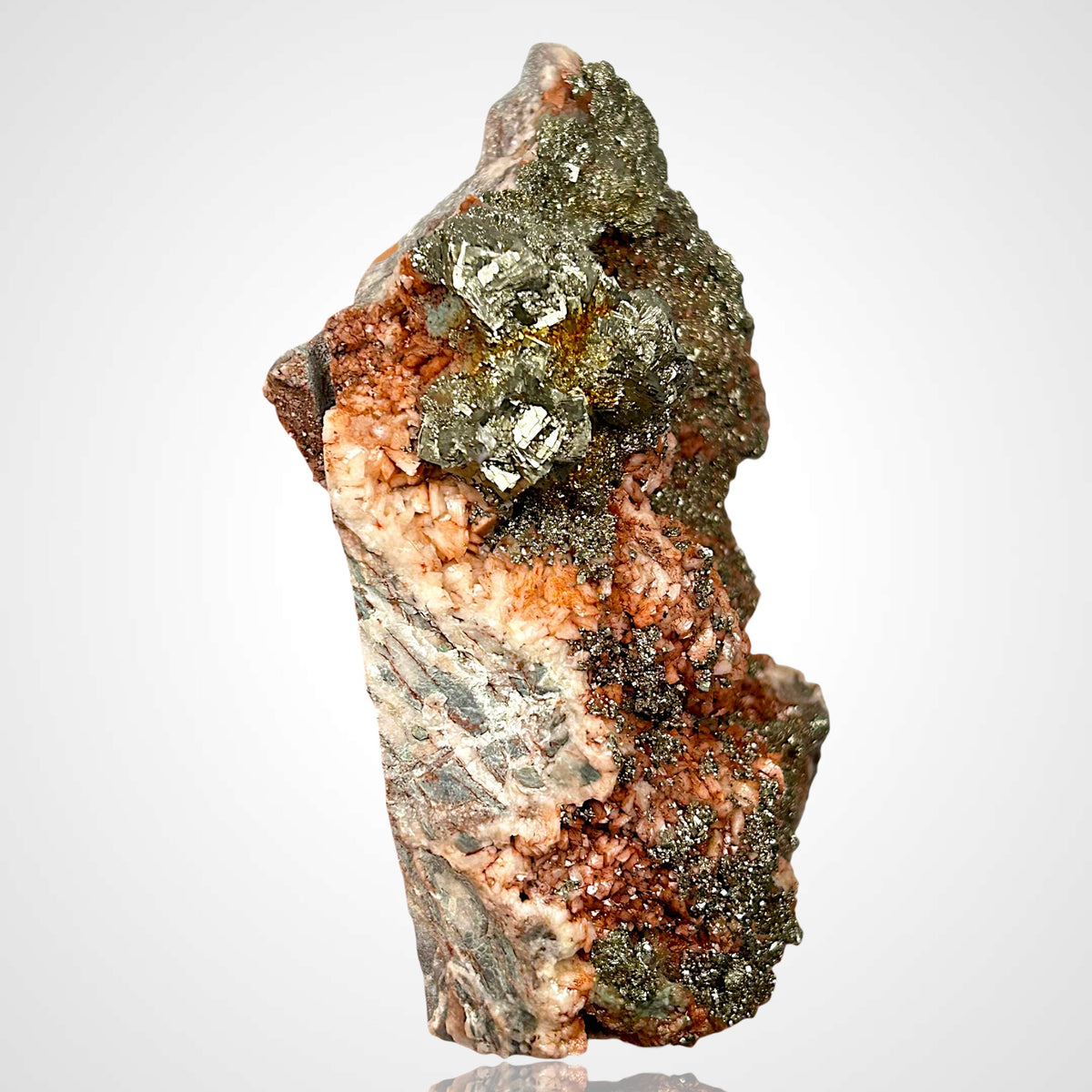 Pyrite, Dolomite - Schlema, Ore Mountains, Germany