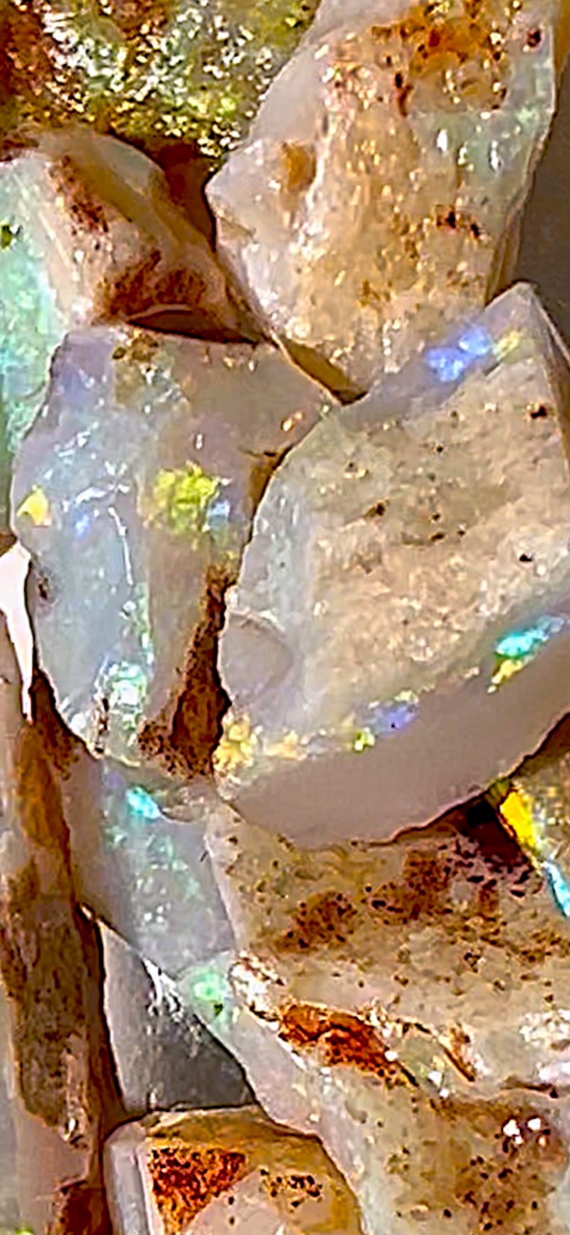 70 ct fossil opals - Coober Pedy, Australia