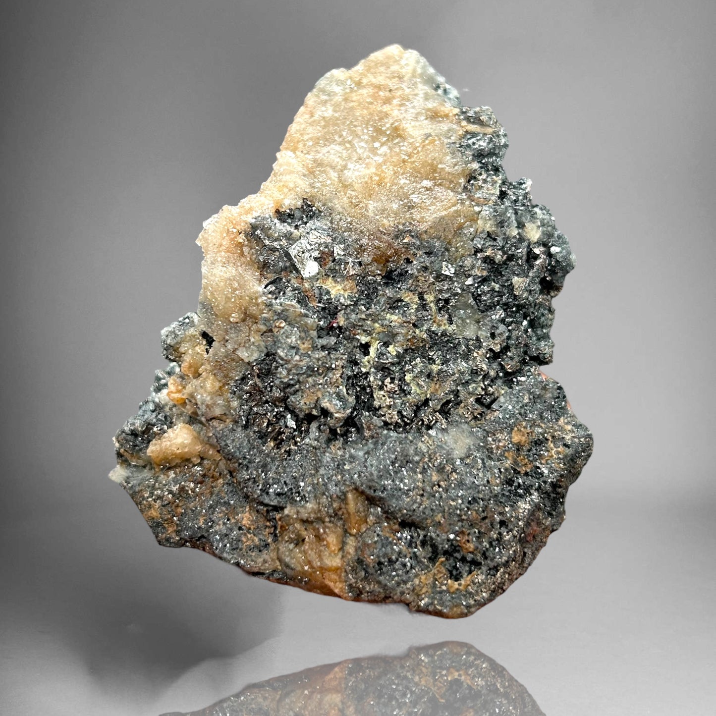 Nat. Silver, Acanthite, Quartz/ged. Silber, Akanthit - Schlema Alberoda, Erzgebirge