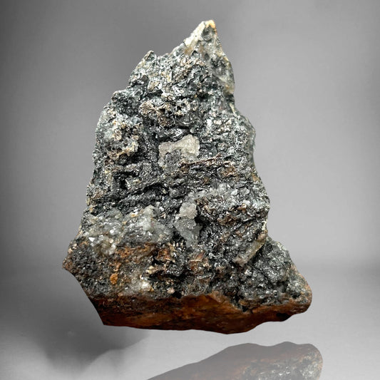 Nat. Silver, Acanthite, Quartz/ged. Silber, Akanthit - Schlema Alberoda, Erzgebirge