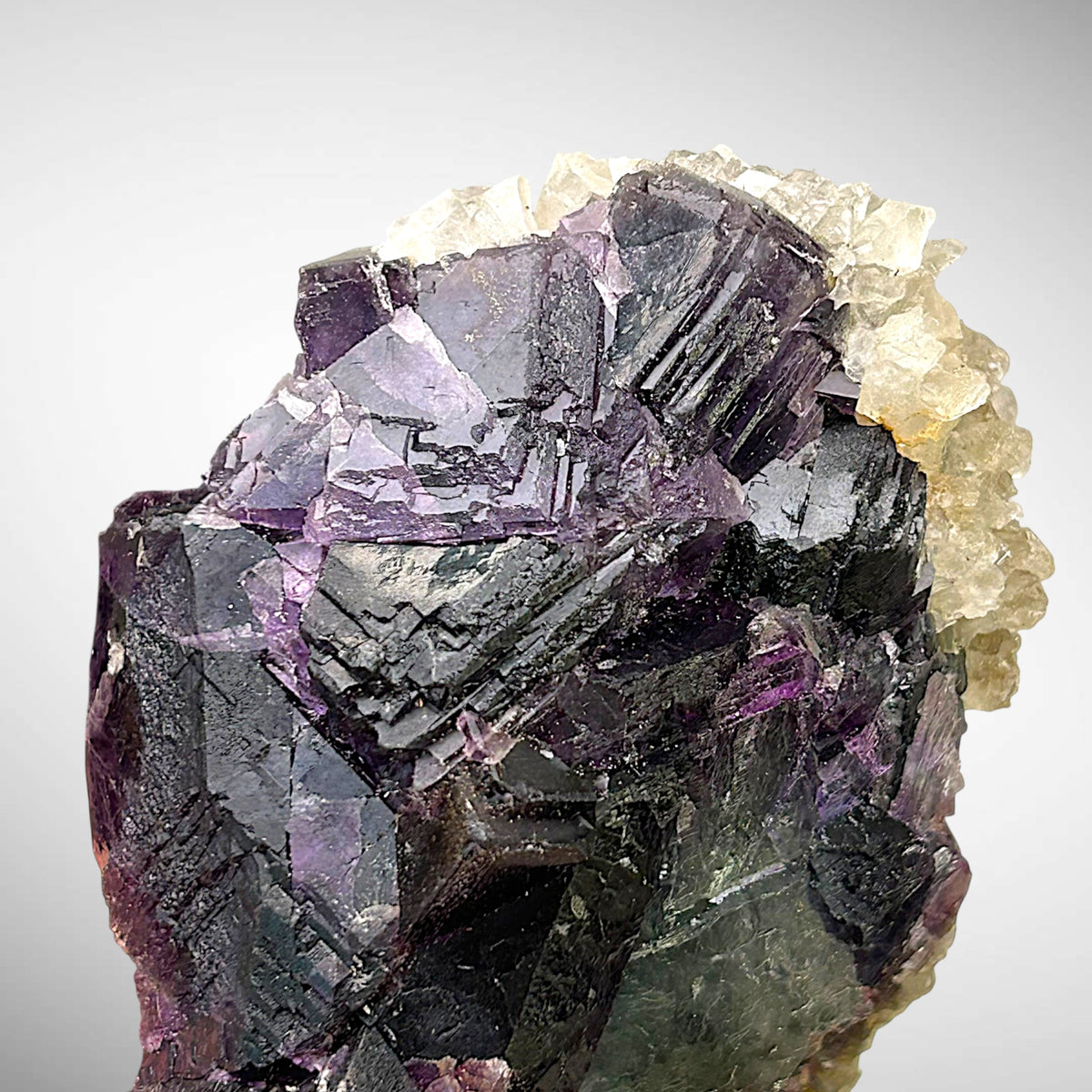 Alpine Fluorite, Calcite - Weisseck, Lungau, Austria