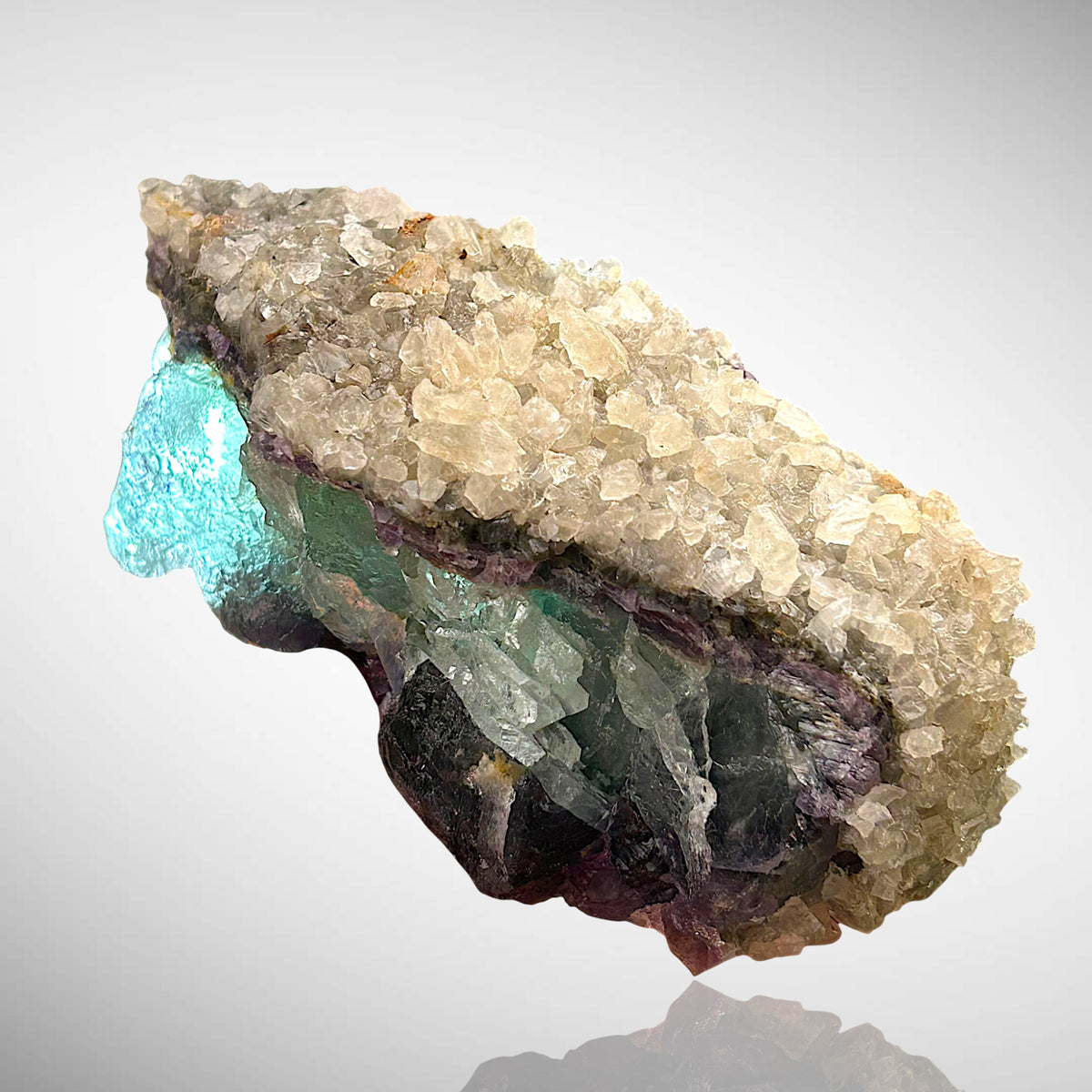 Alpine Fluorite, Calcite - Weisseck, Lungau, Austria