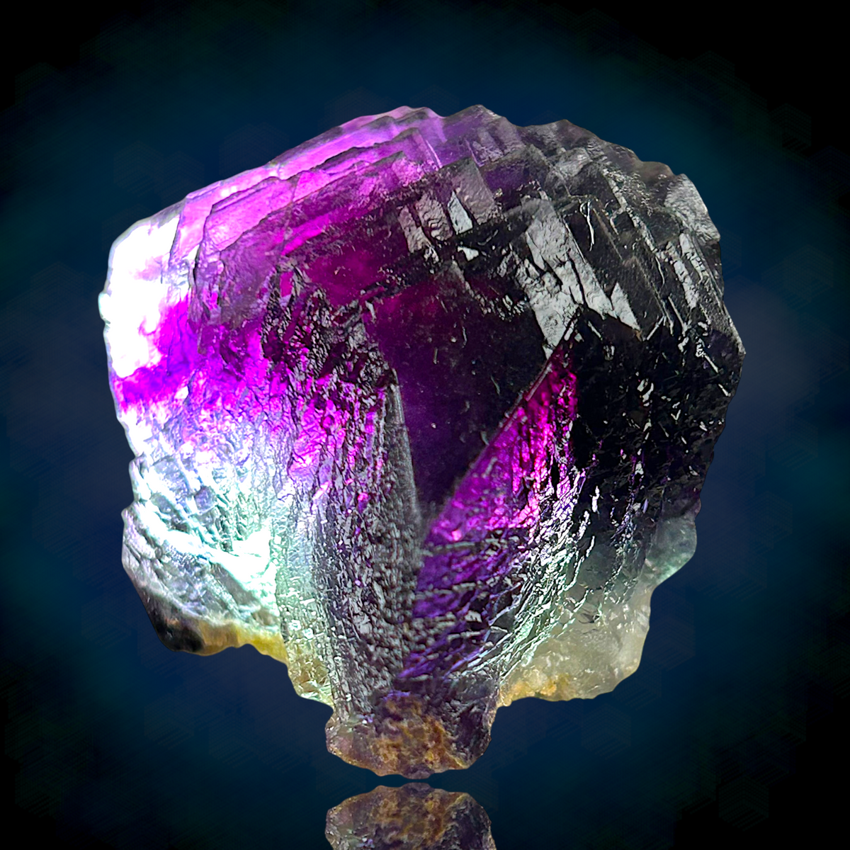 Alpine Fluorite - Summitcleft, Weisseck, Austria