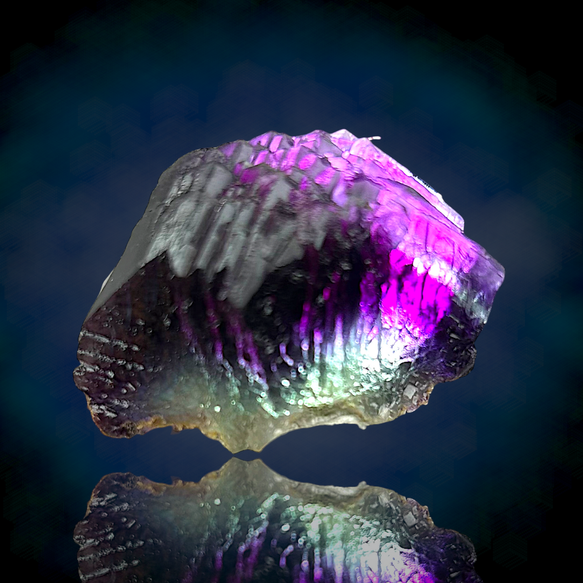 Alpine Fluorite - Summitcleft, Weisseck, Austria