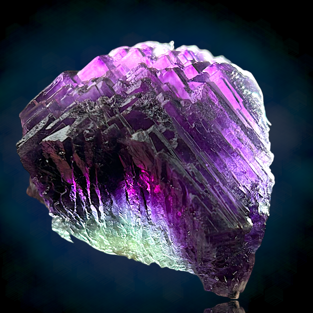 Alpine Fluorite - Summitcleft, Weisseck, Austria