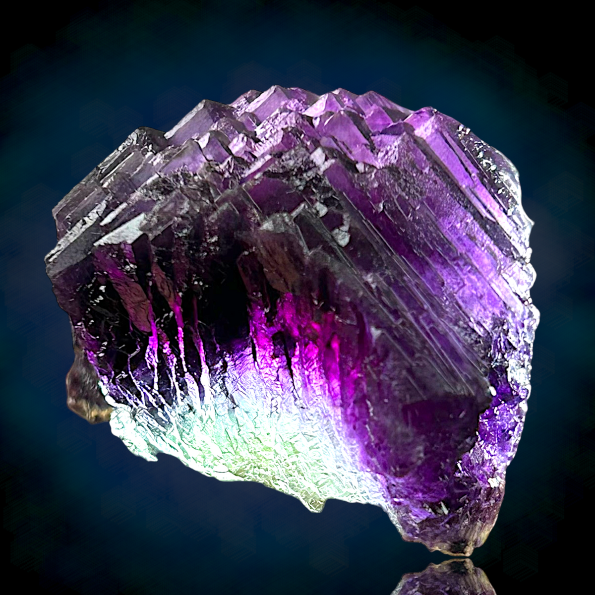 Alpine Fluorite - Summitcleft, Weisseck, Austria