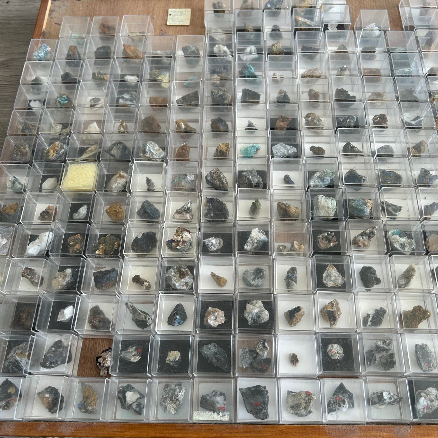 Micromount collection „Sauerland rarities“ 350 pieces