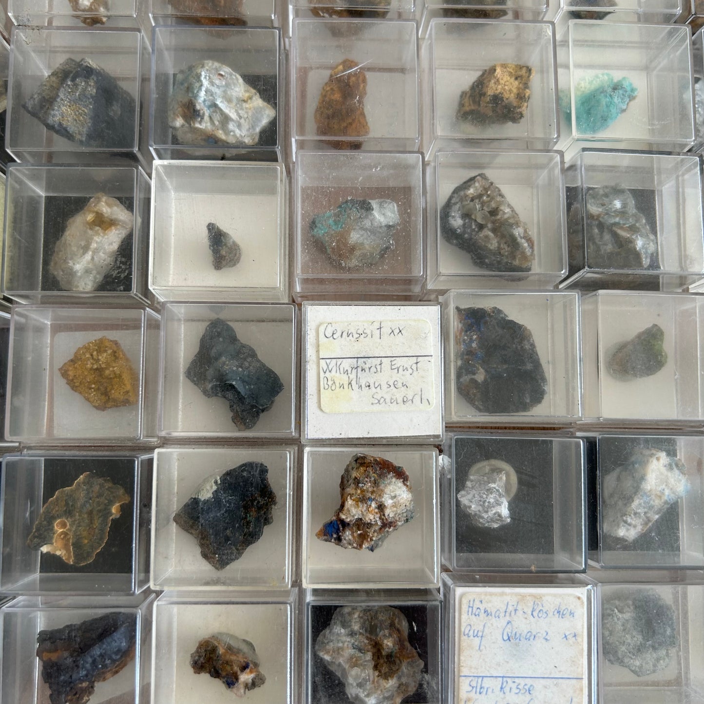 Micromount collection „Sauerland rarities“ 350 pieces