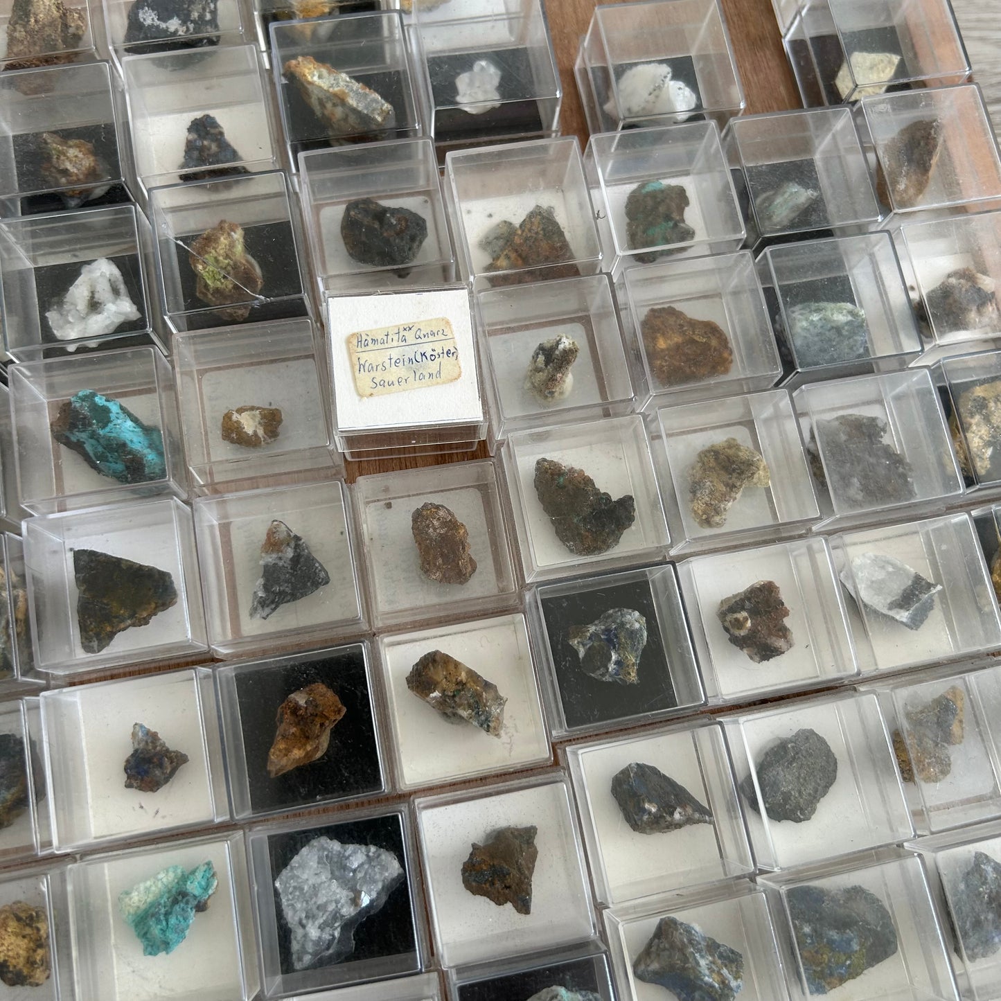 Micromount collection „Sauerland rarities“ 350 pieces