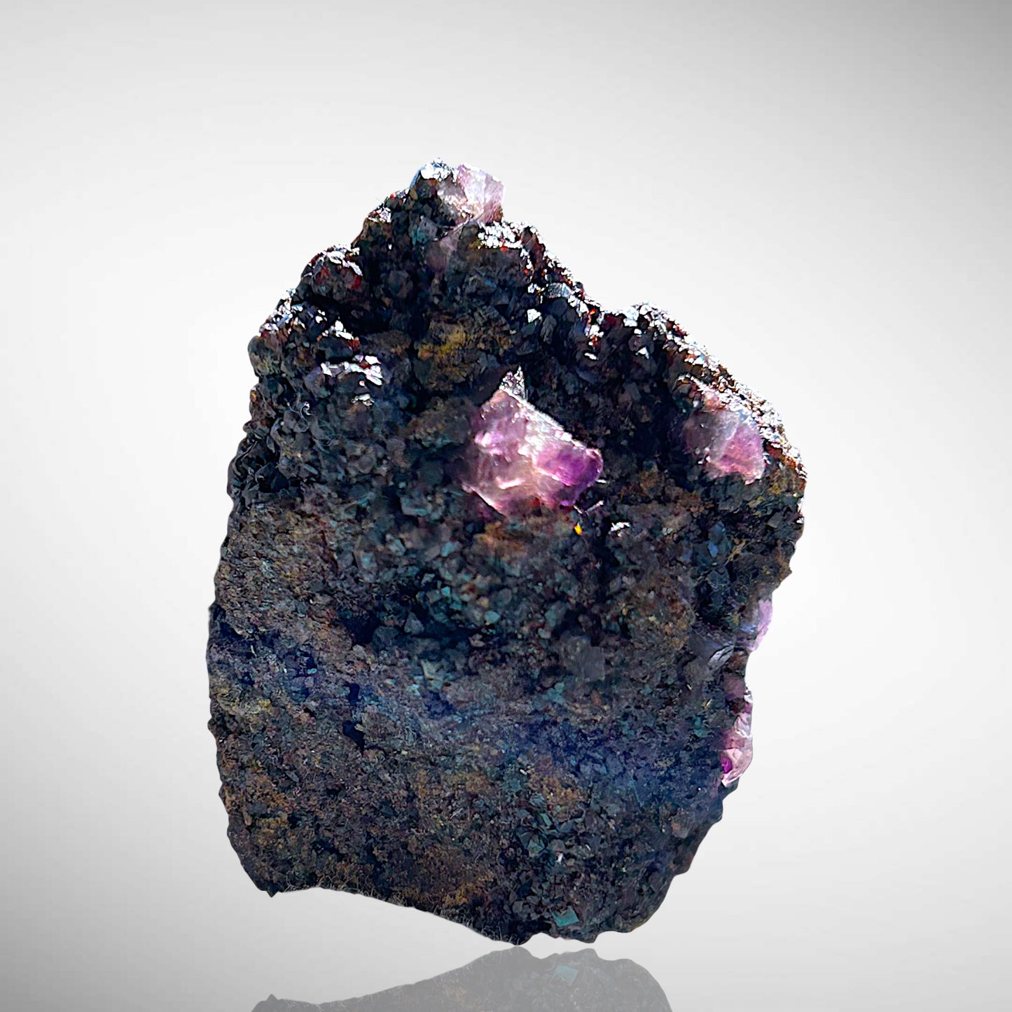 Fluorite on Sphalerite - Woelsendorf, Germany