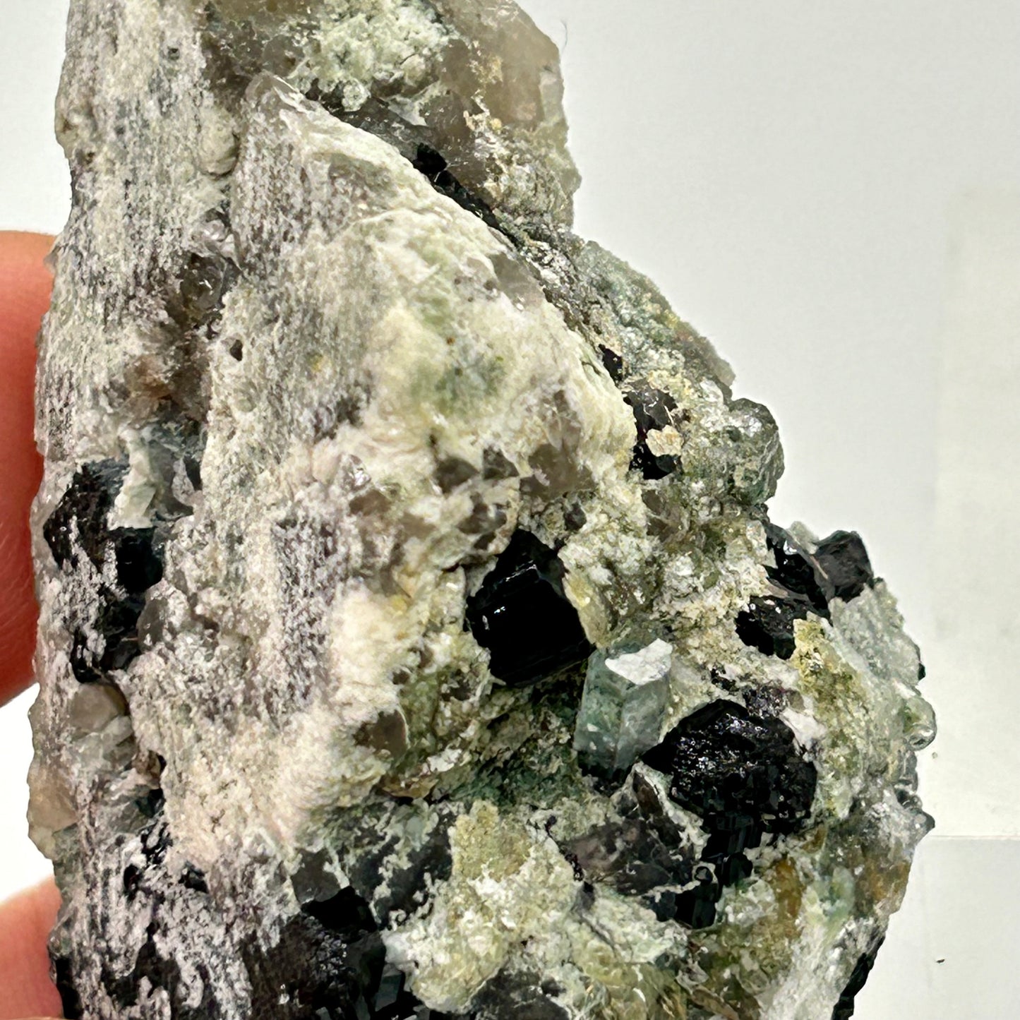 Hyalite, Aquamarine, Schorl - Erongo