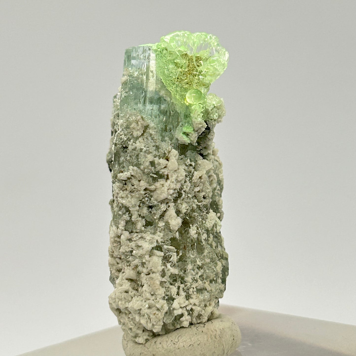 Hyalite on Aquamarine x - Erongo, Namibia