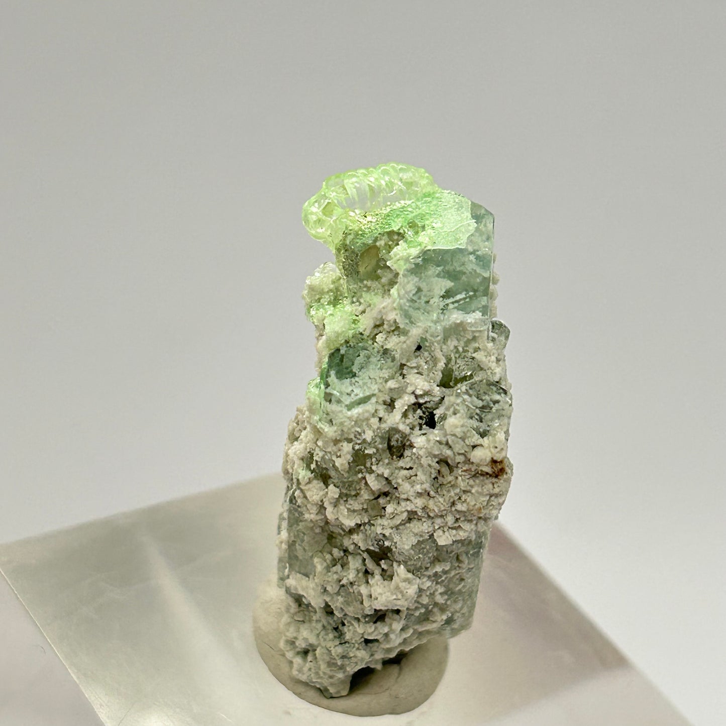 Hyalite on Aquamarine x - Erongo, Namibia