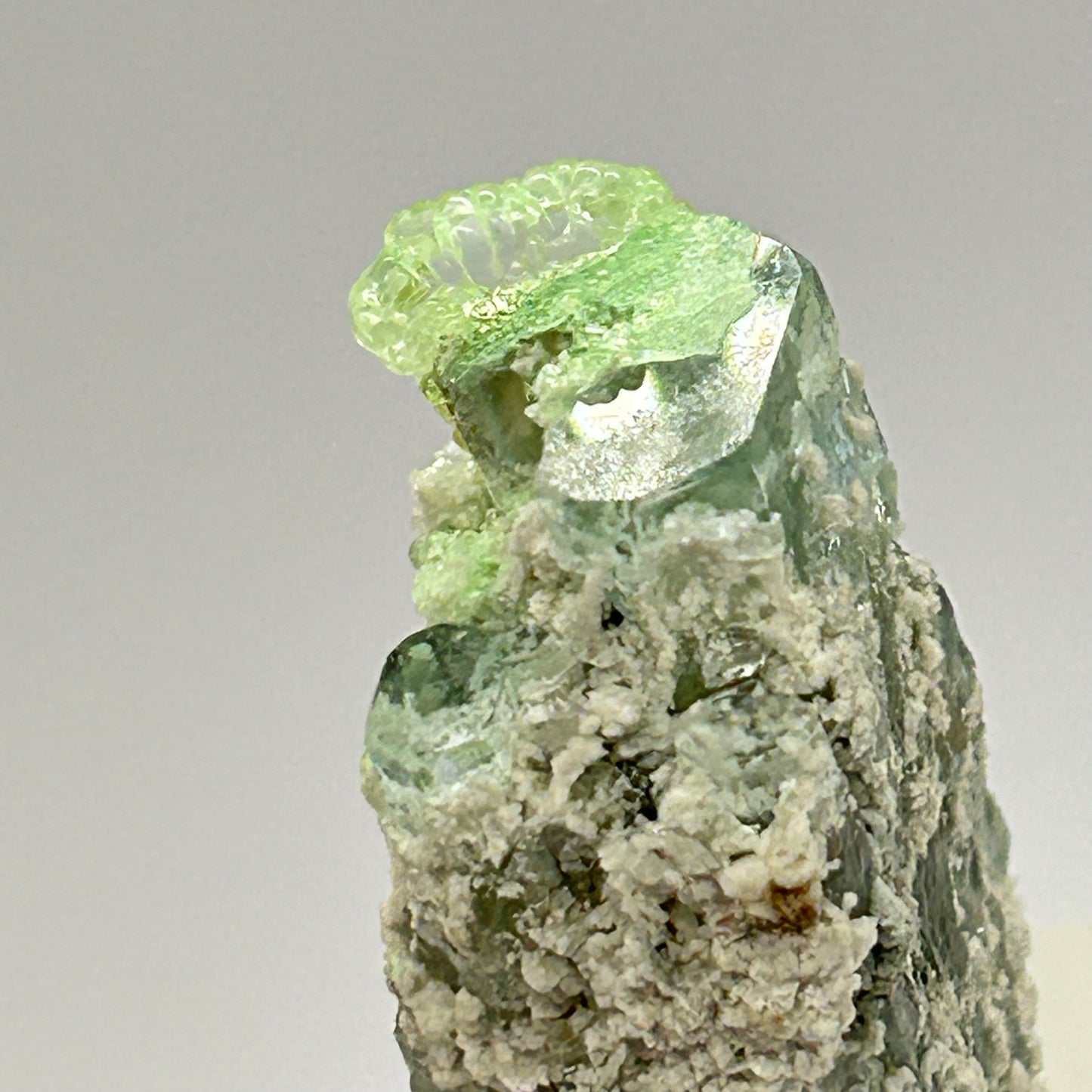 Hyalite on Aquamarine x - Erongo, Namibia