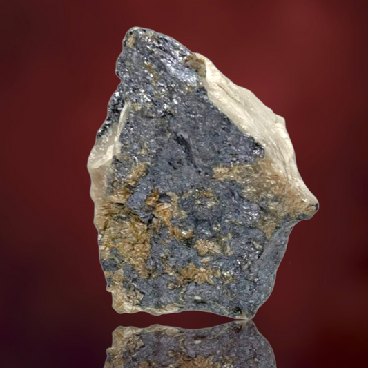 Molybdenite on Quartz - Vogtland, Germany