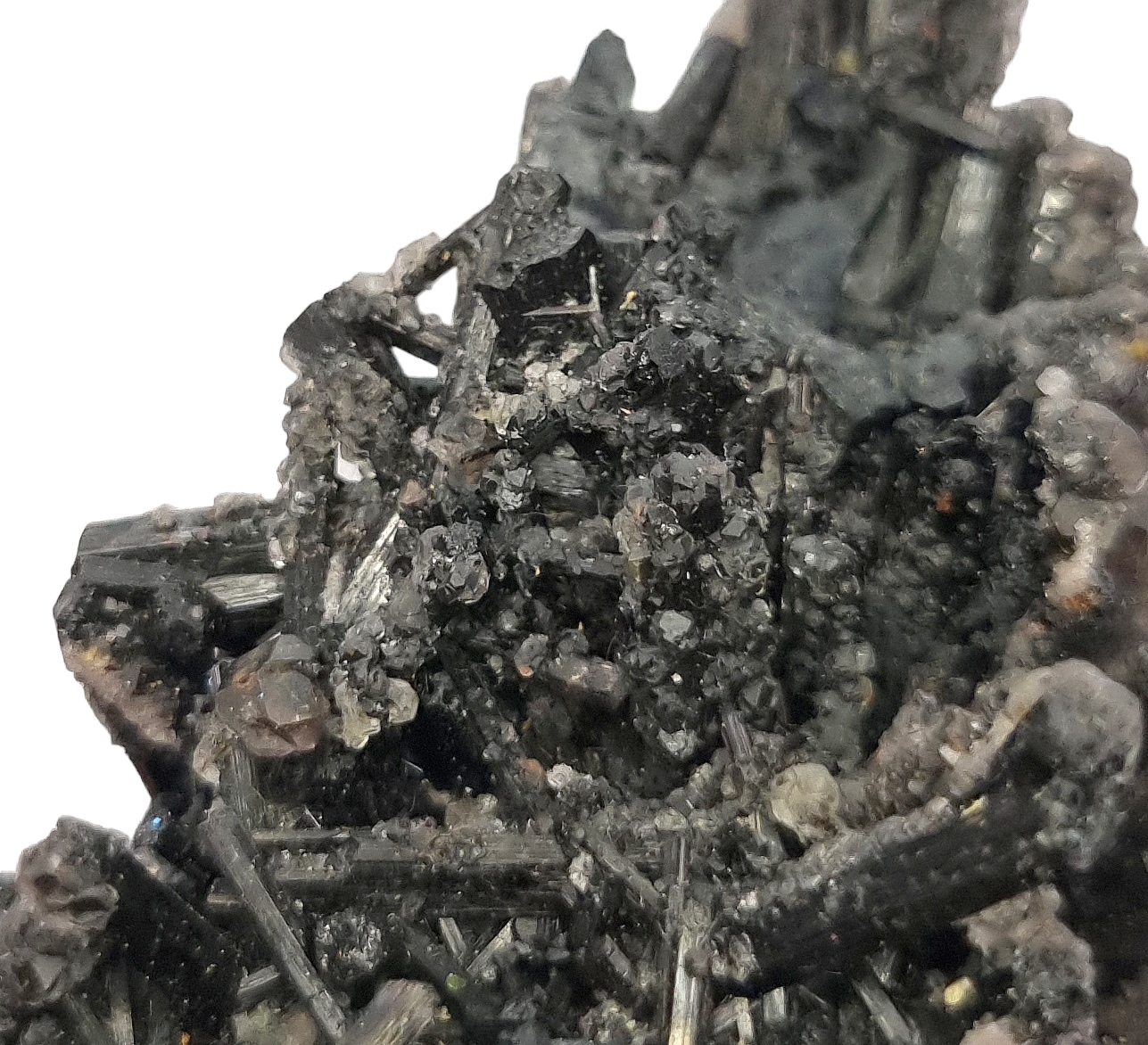 Schorl, Fluorite & Hyalite - Erongo, Namibia