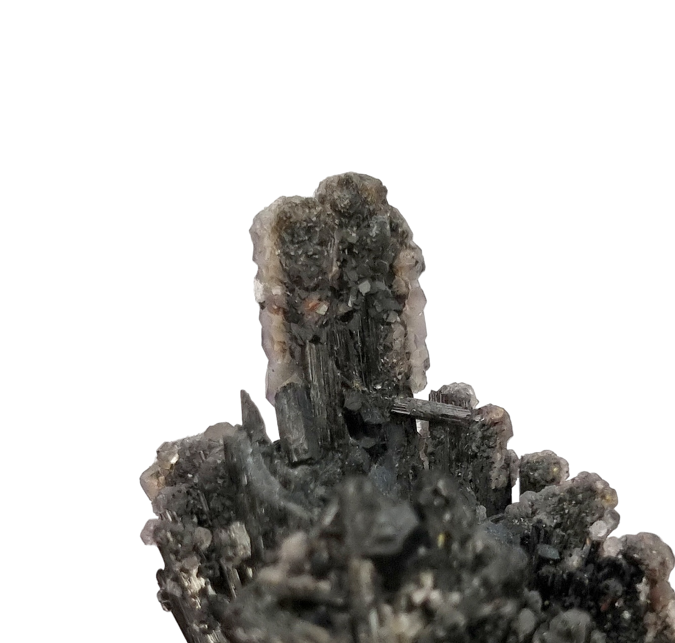 Schorl, Fluorite & Hyalite - Erongo, Namibia