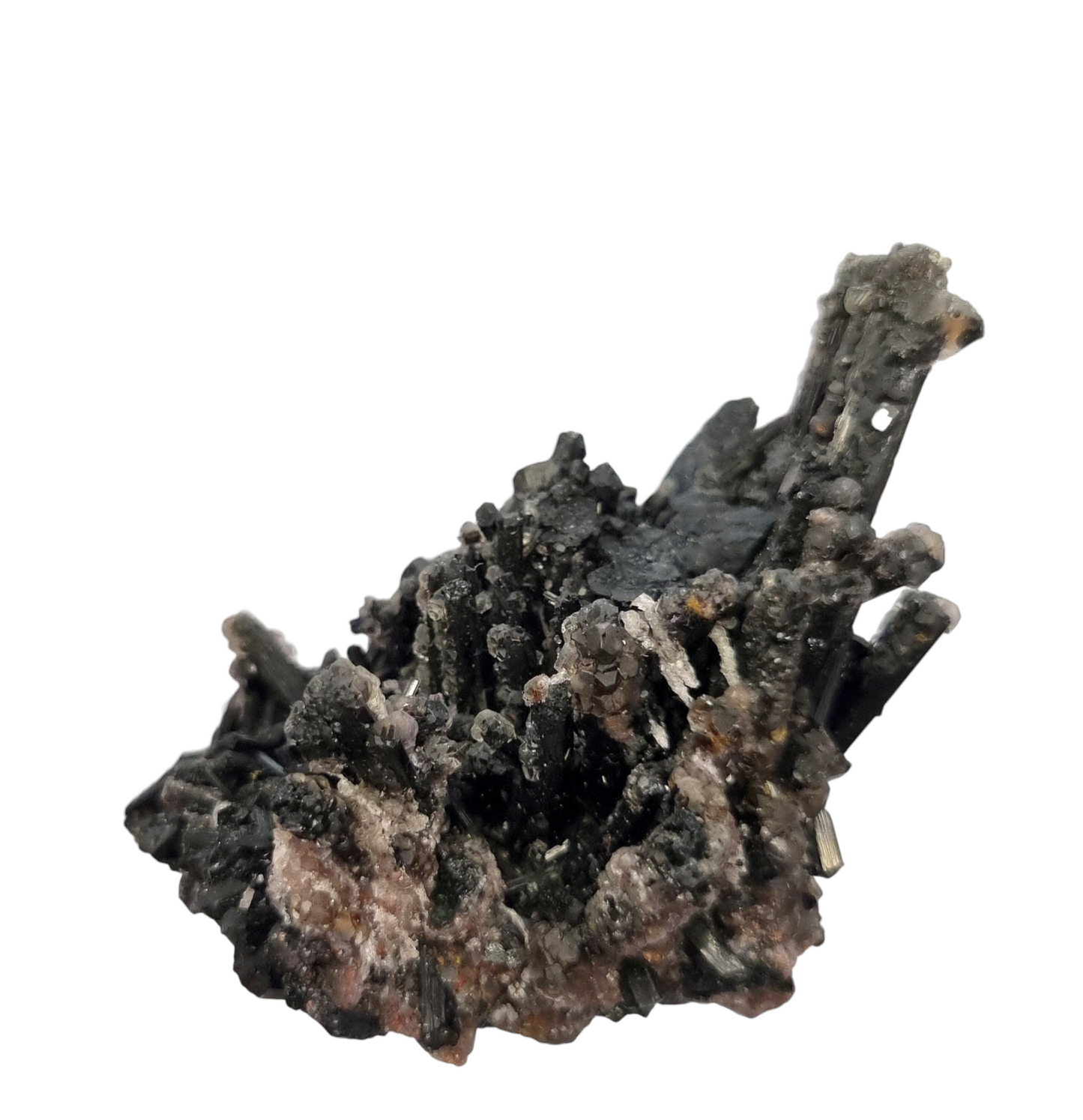 Schorl, Fluorite & Hyalite - Erongo, Namibia