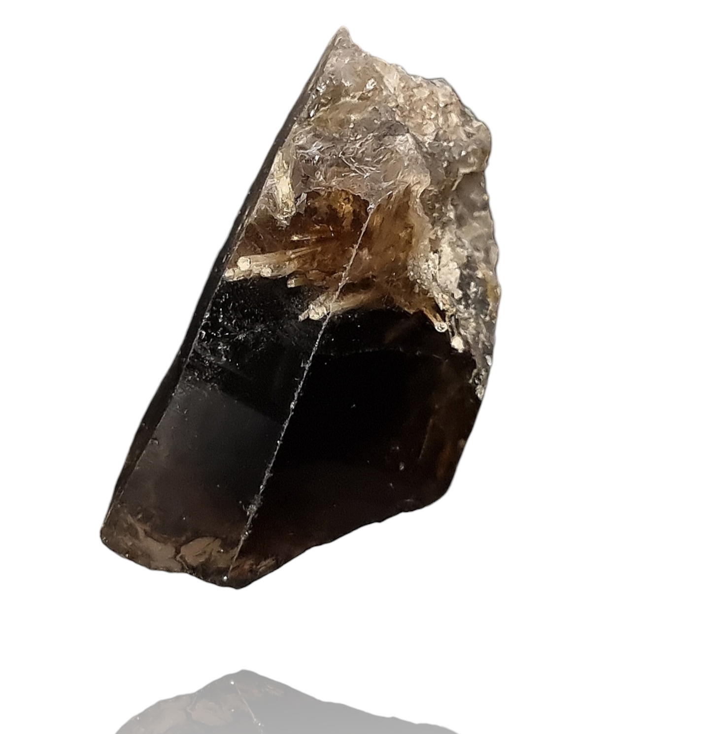 Epididymit in Rauchquarz/Epididymite in Smoky Quartz - Mount Malosa, Malawi