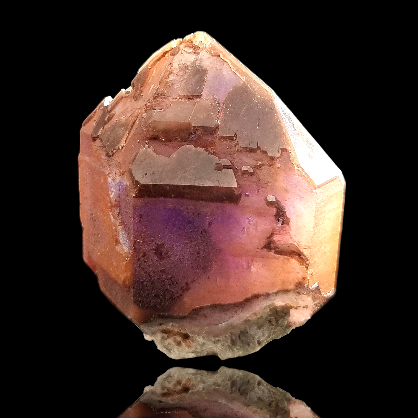 Amethyst & Hämatit/Hematite - Orange River, RSA