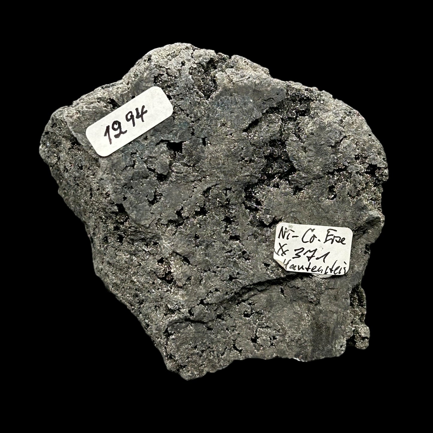 Cobalt Nickel Ore from Hartenstein, Ore Mountains