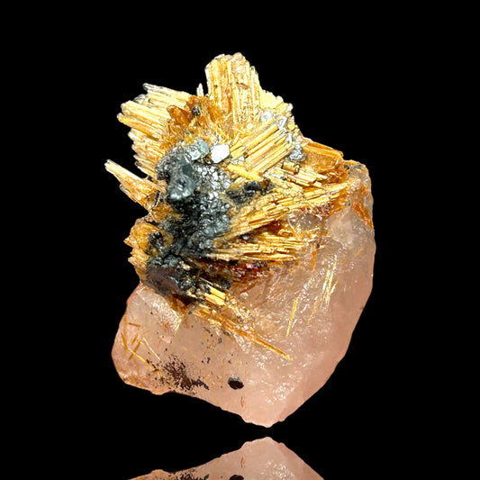 Rutile Star on Quartz - Novo Horizonte, Brazil