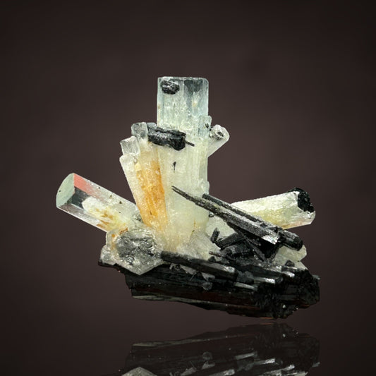 Aquamarin/e & Hyalit/e & Schorl - Erongo, Namibia