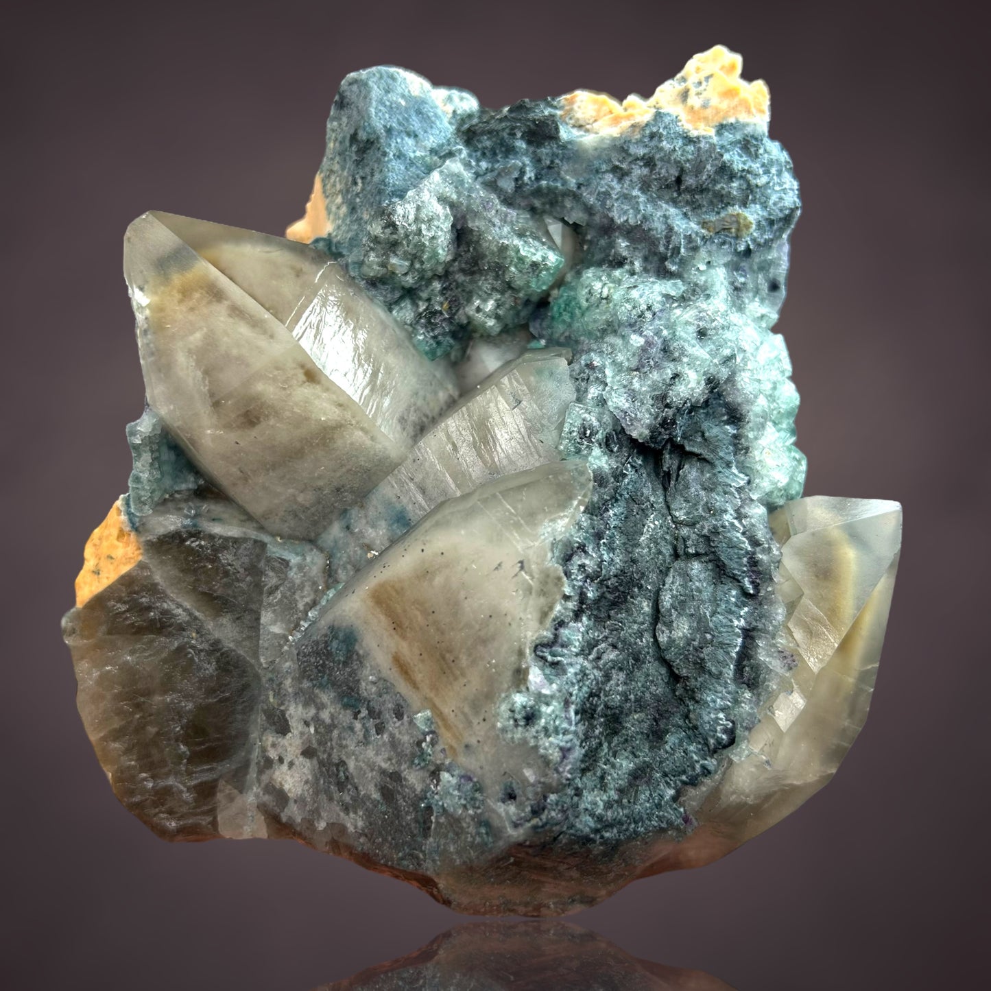 Phantomquartz & Fluorit/e & Ilmenite - Erongo, Namibia