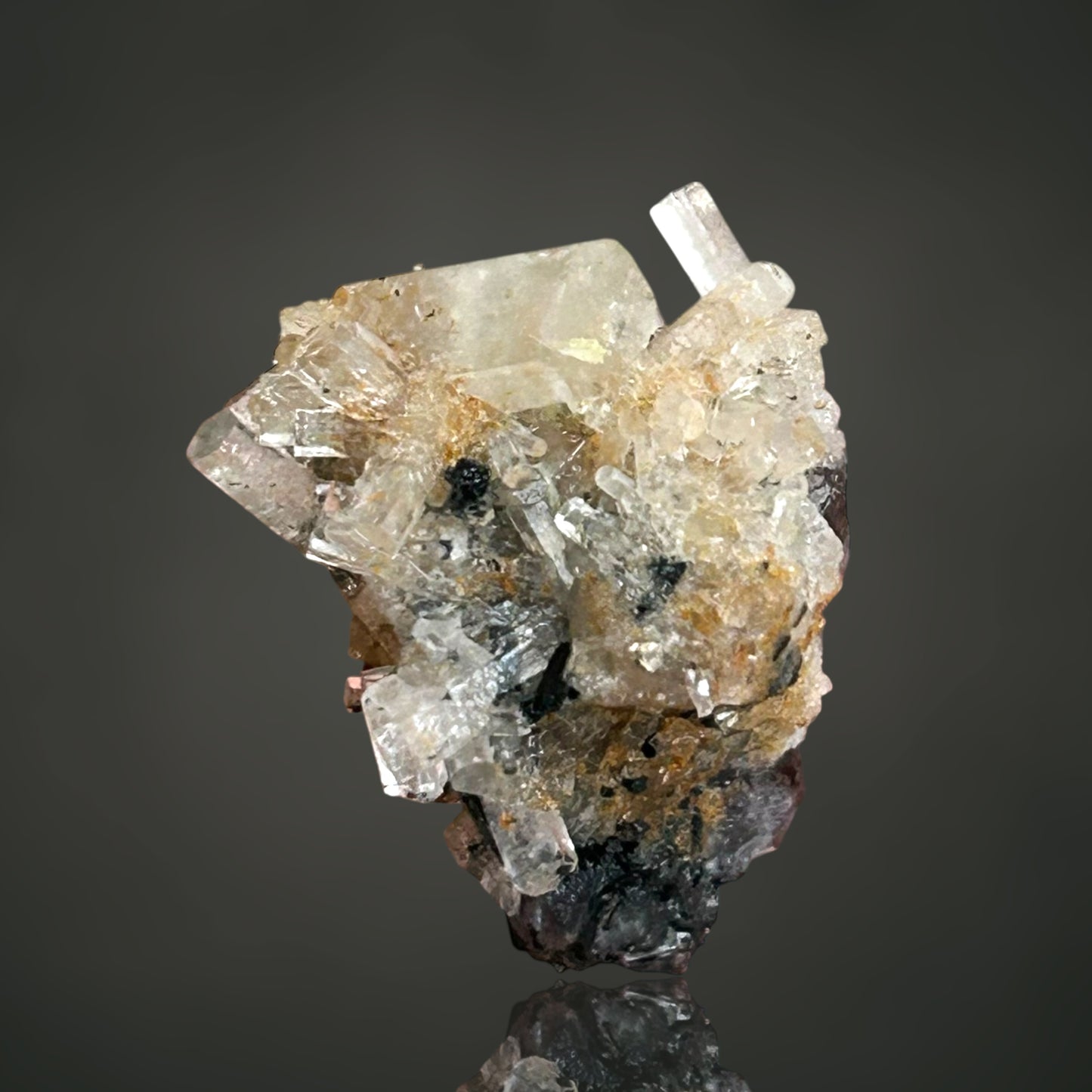 Goshenite, Fluorite - Erongo, Namibia