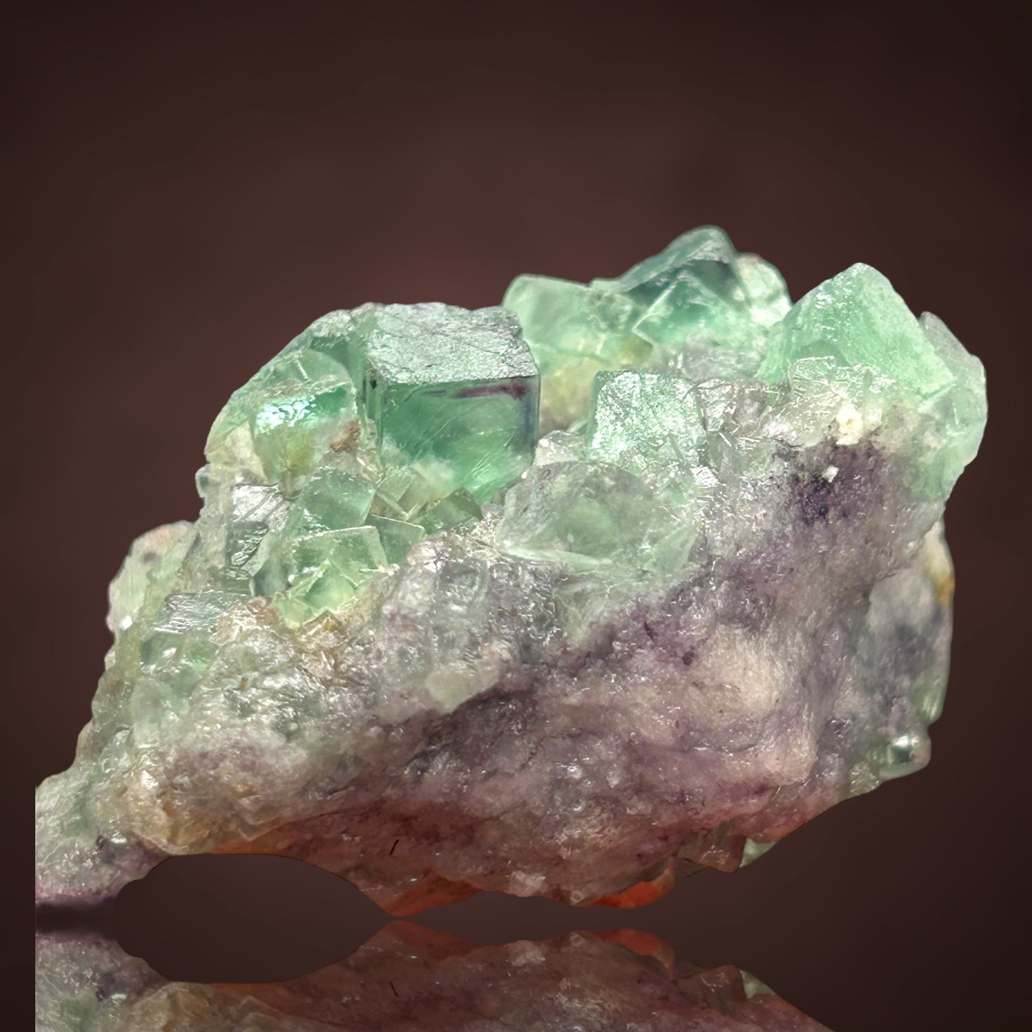 3 x Okorusu Fluorite - yellow/green/lila