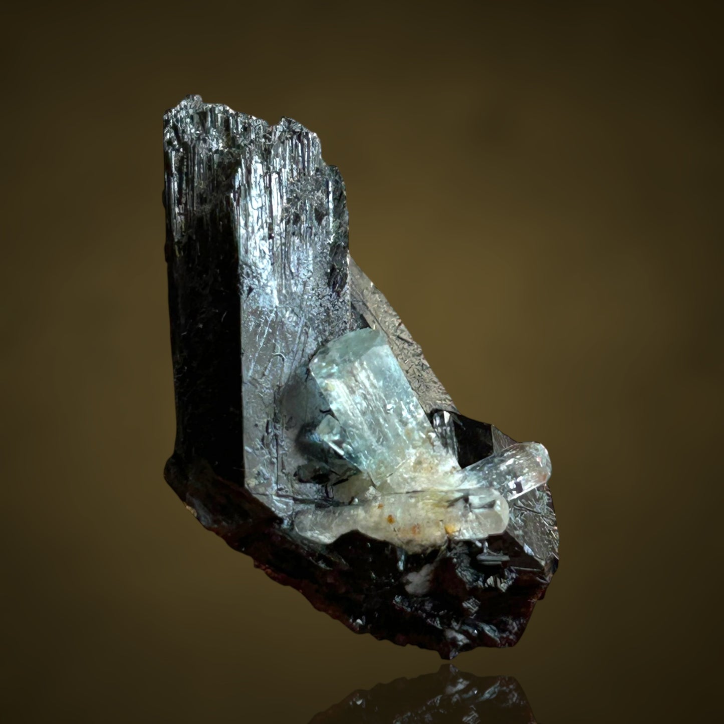 Aquamarine, Schorl Tourmaline - Erongo, Namibia