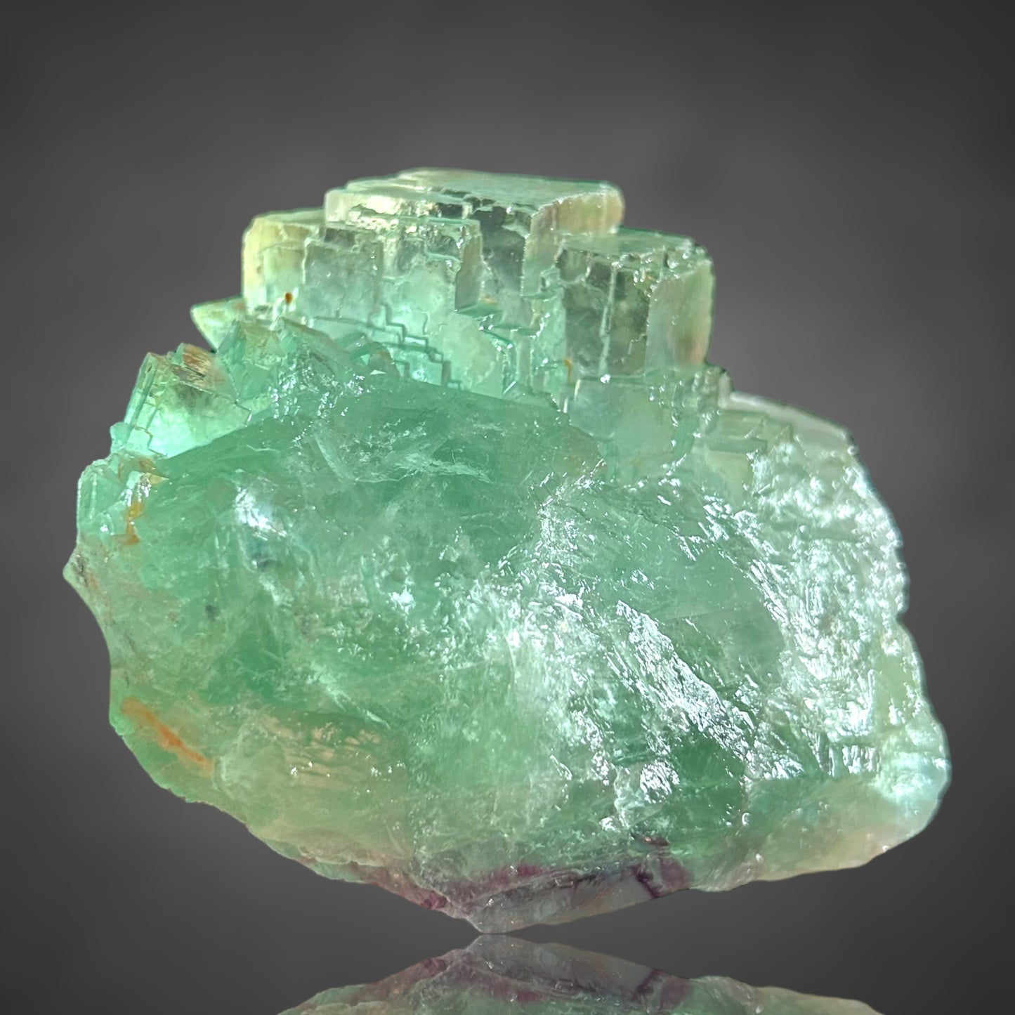 Grasgrüner Fluorit – Erongo, Namibia