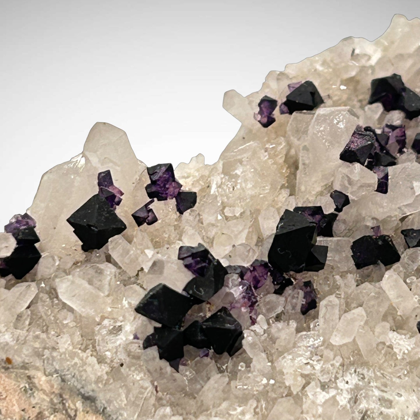 Fluorite, Quartz - Henneberg, Germany